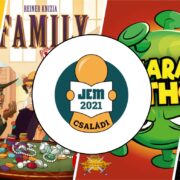 JEM Társasjáték Díj 2021 – Nevezhető családi játékok